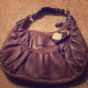 Juicy Couture Brown Leather Hobo Purse